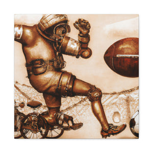 "Mechanical Football Futurism" - Canvas