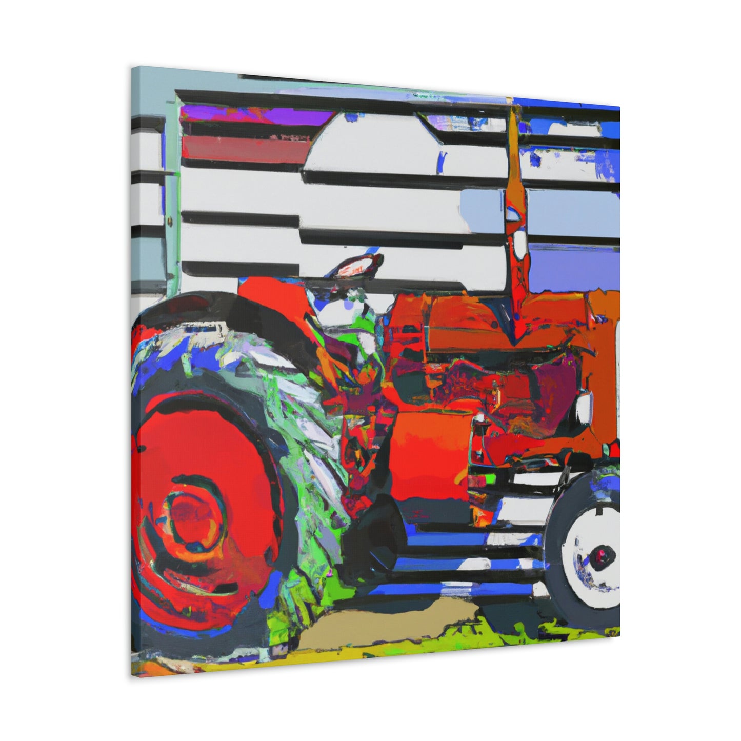 "Tractor of the Fields" - Canvas