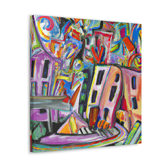 Urban Dreamscape Scene - Canvas