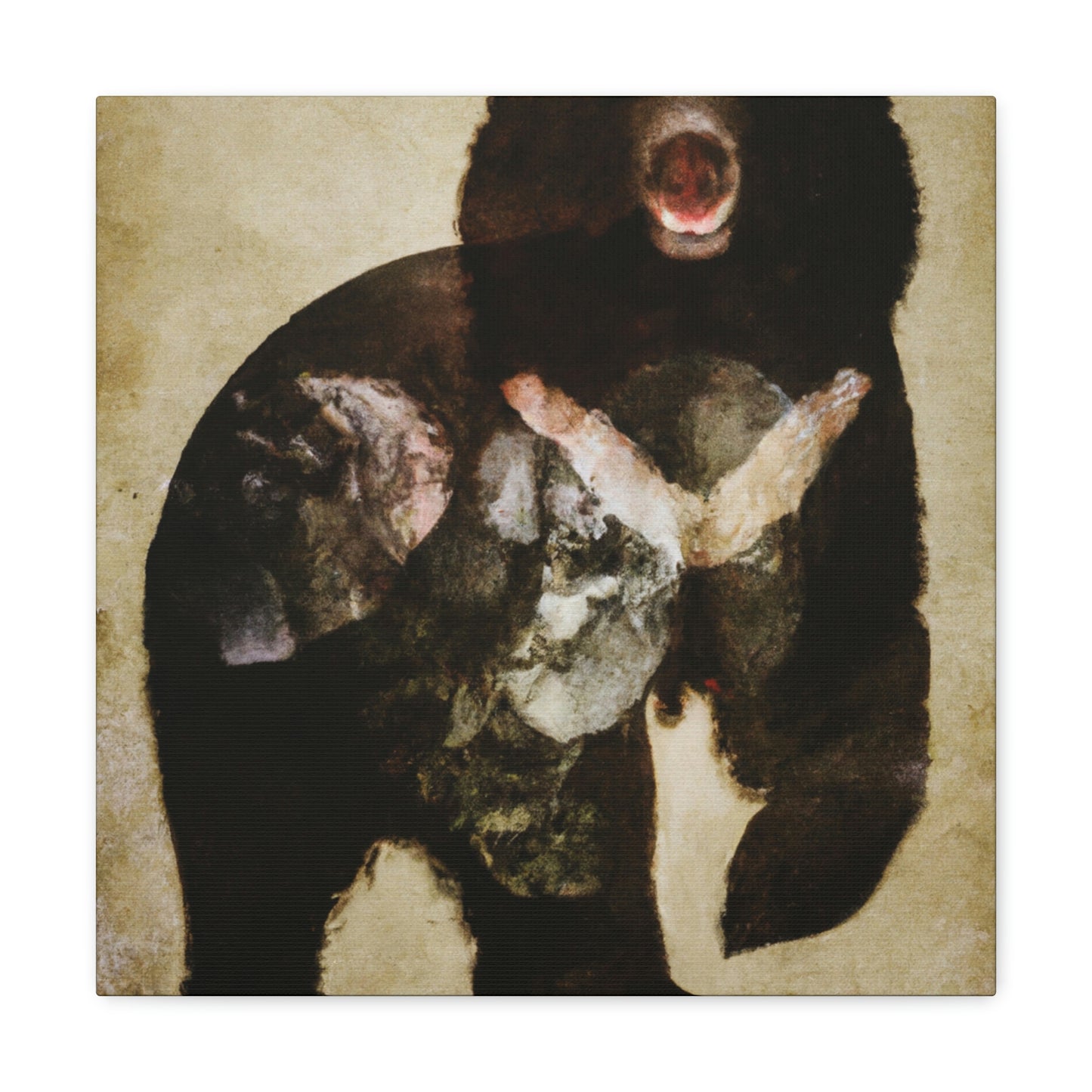 Black Bear Deco Dream - Canvas