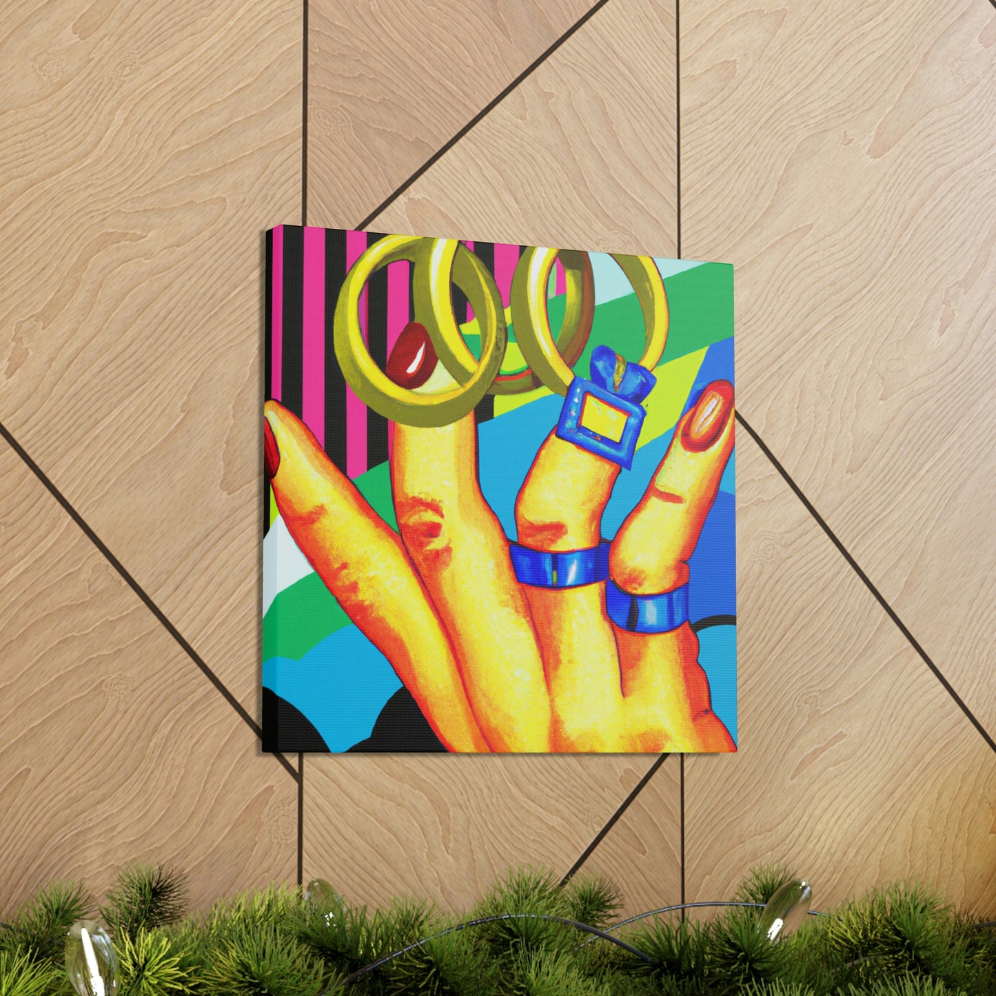 "Wedding Rings in Dreams" - Canvas