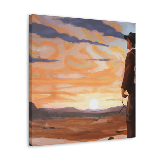 Western Desert Landscape - Canvas