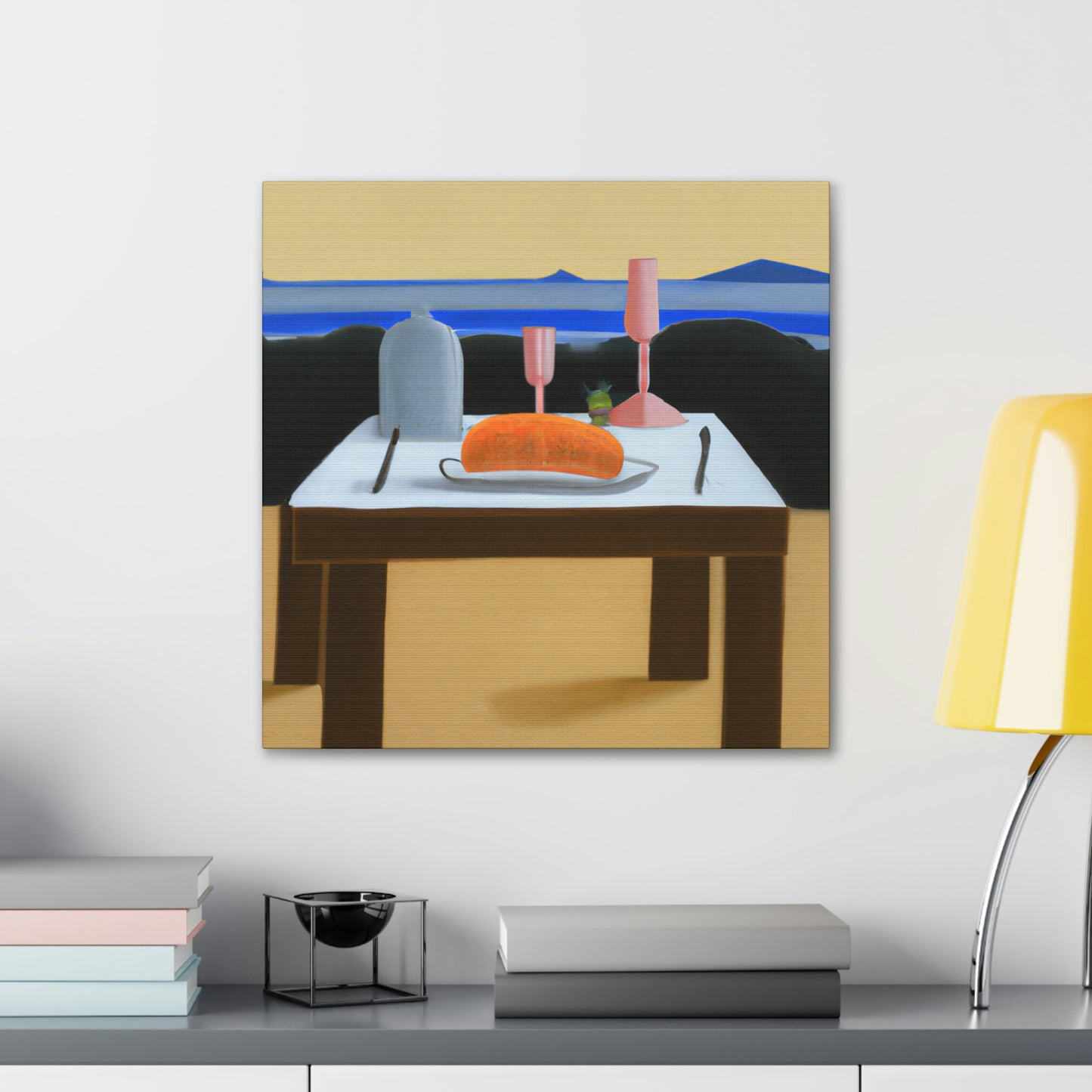 "Dinner Set Minimalism" - Canvas