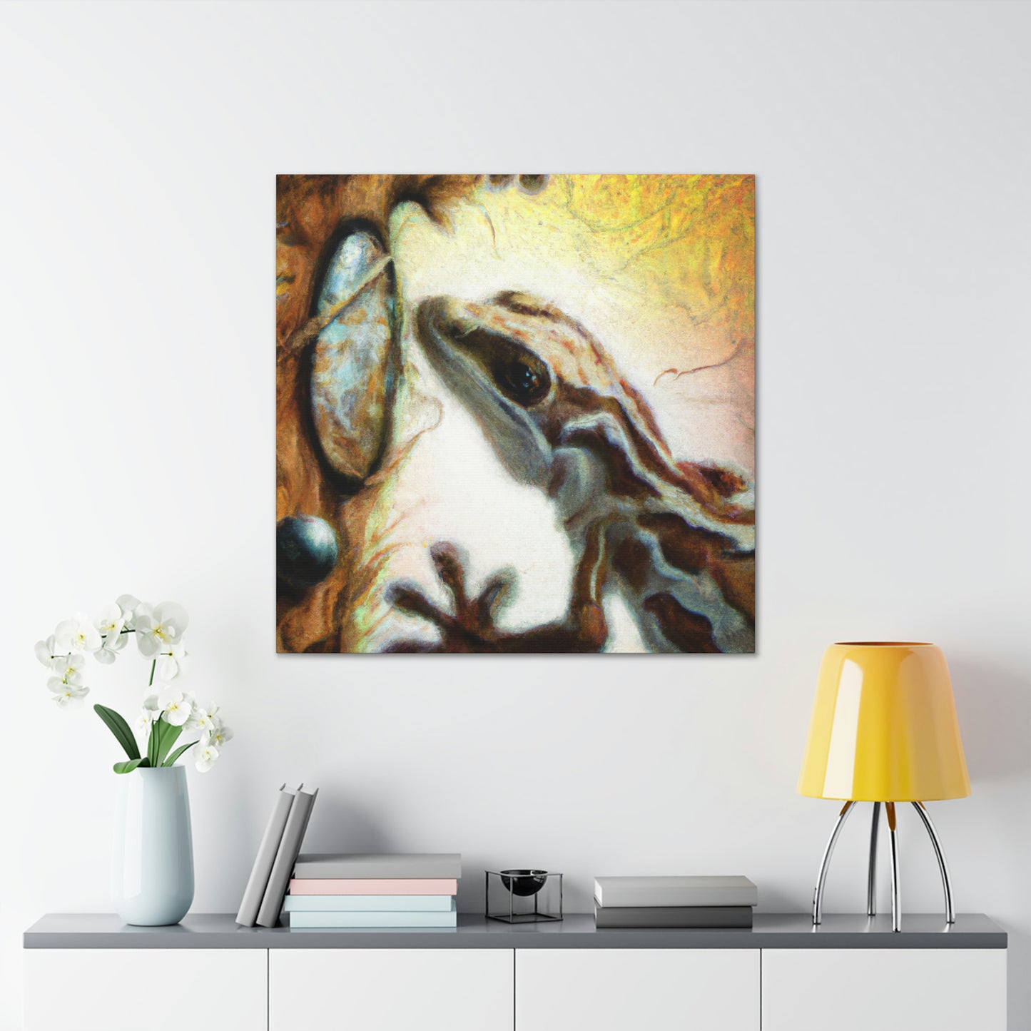 Lizard Lost in Time - Canvas