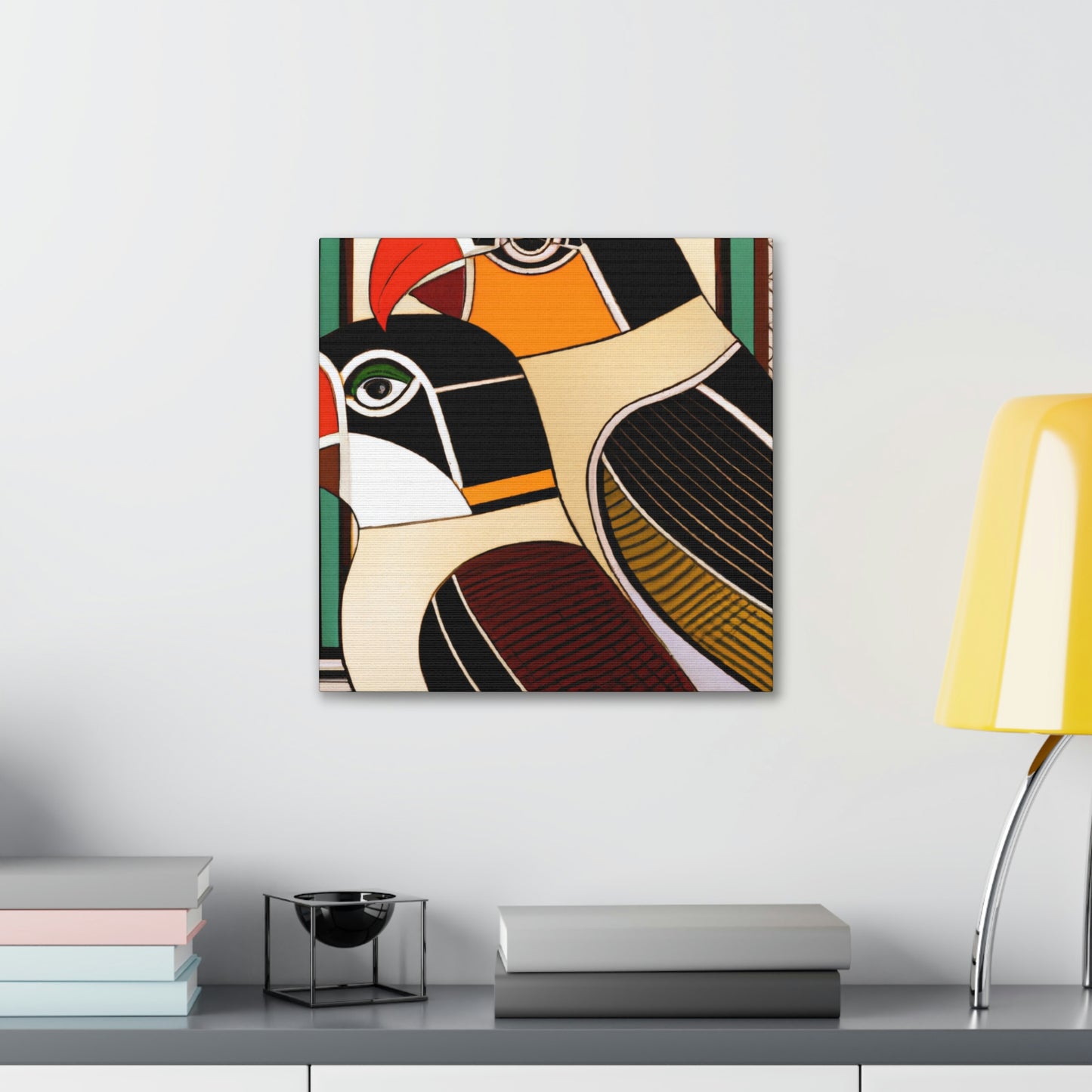 "Loving Birds in Bloom" - Canvas