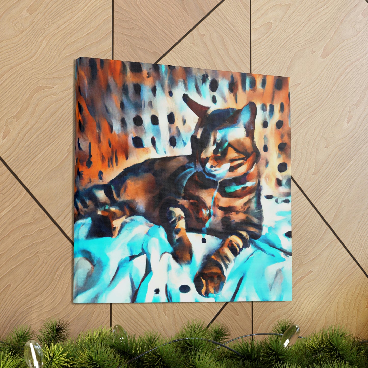 "Bengal in Abstraction" - Canvas