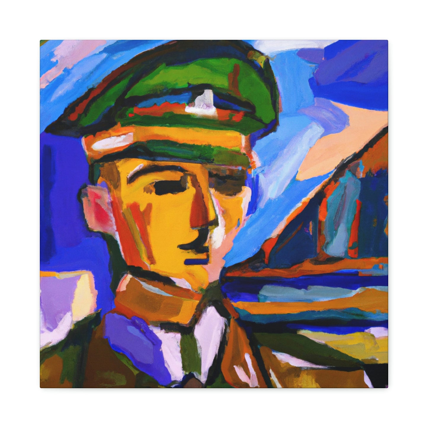 Engineer in Fauvism - Canvas