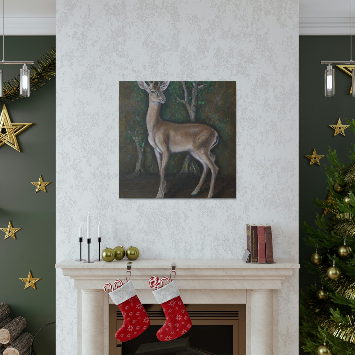 Whitetail Deer Refuge - Canvas