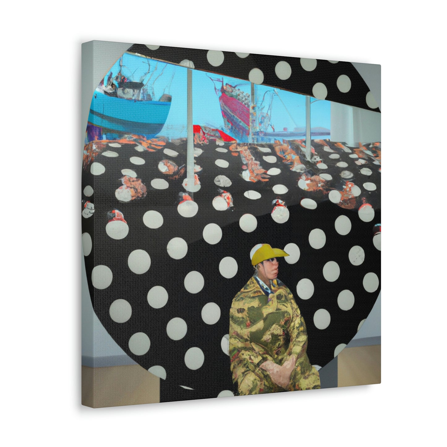 Seabee in Uniform - Canvas