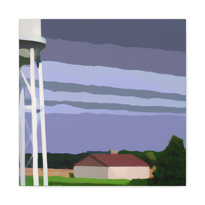 "Water Tower Elegance Abounds" - Canvas