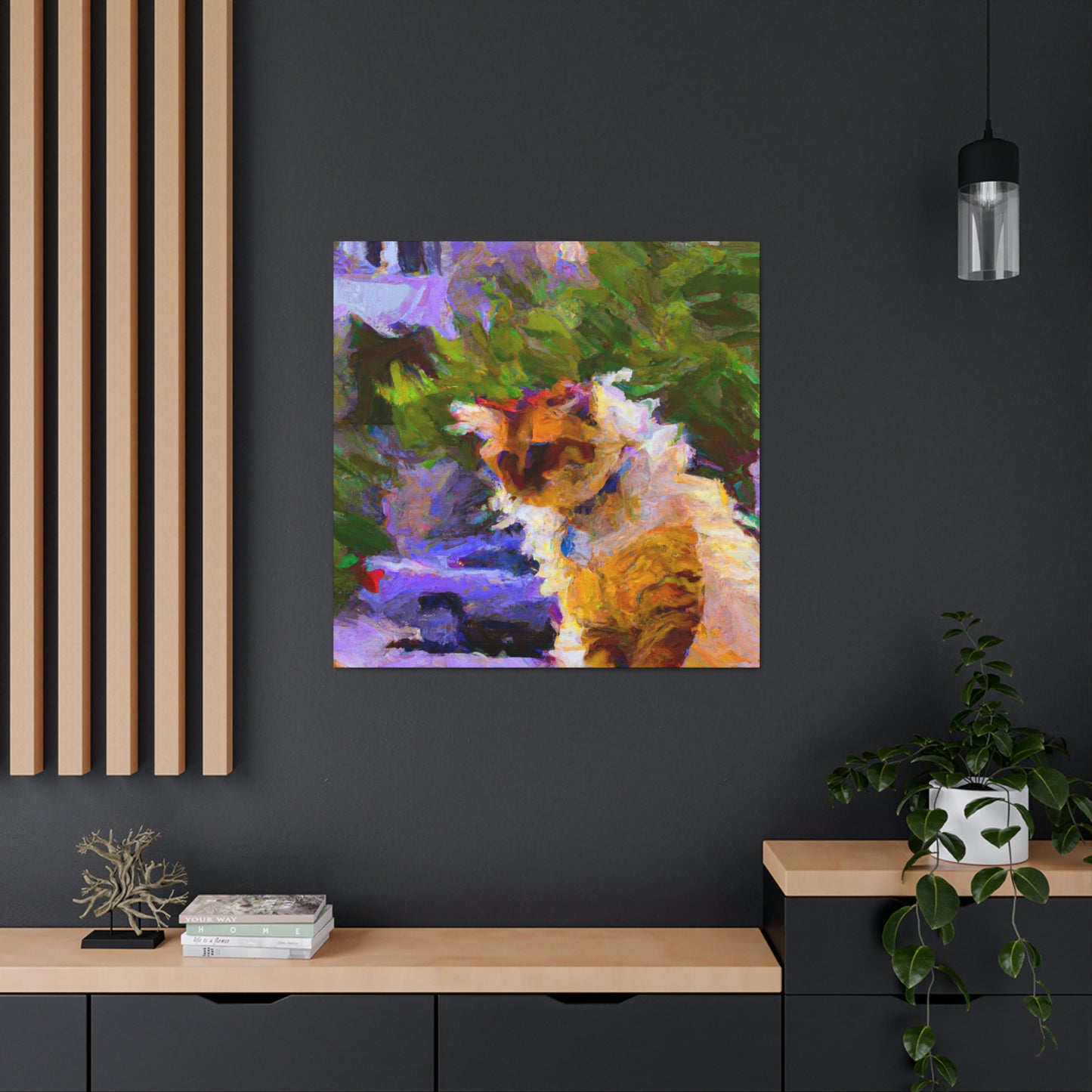 "Cats in Impressionism" - Canvas