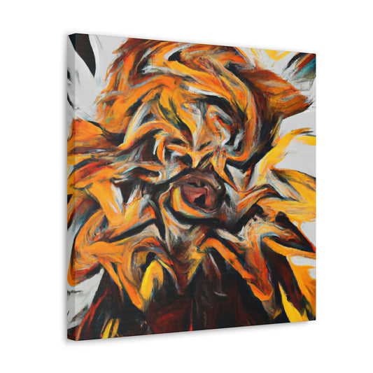 Vibrant Abstract Passion - Canvas