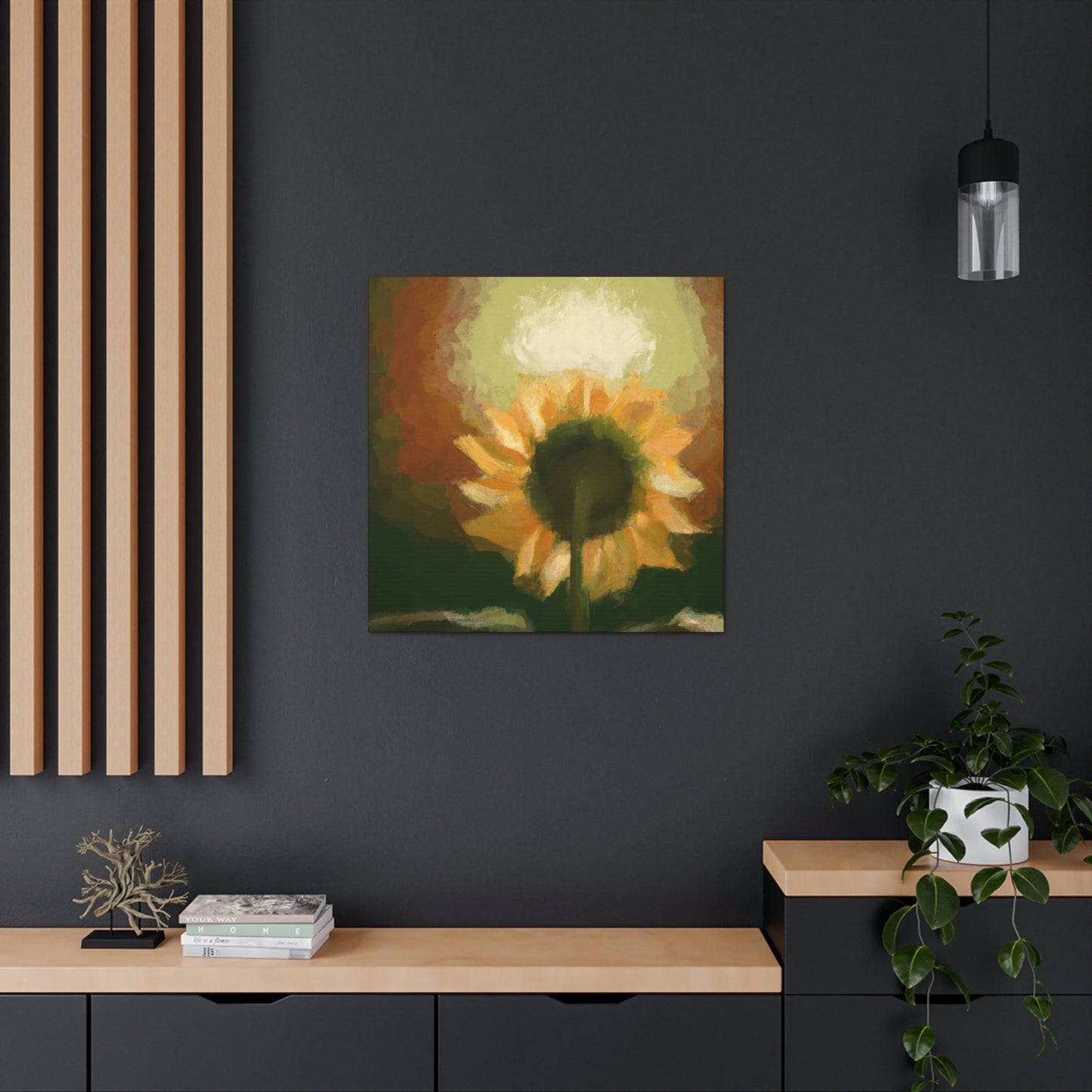 "Heavenly Sunflower Splendor" - Canvas