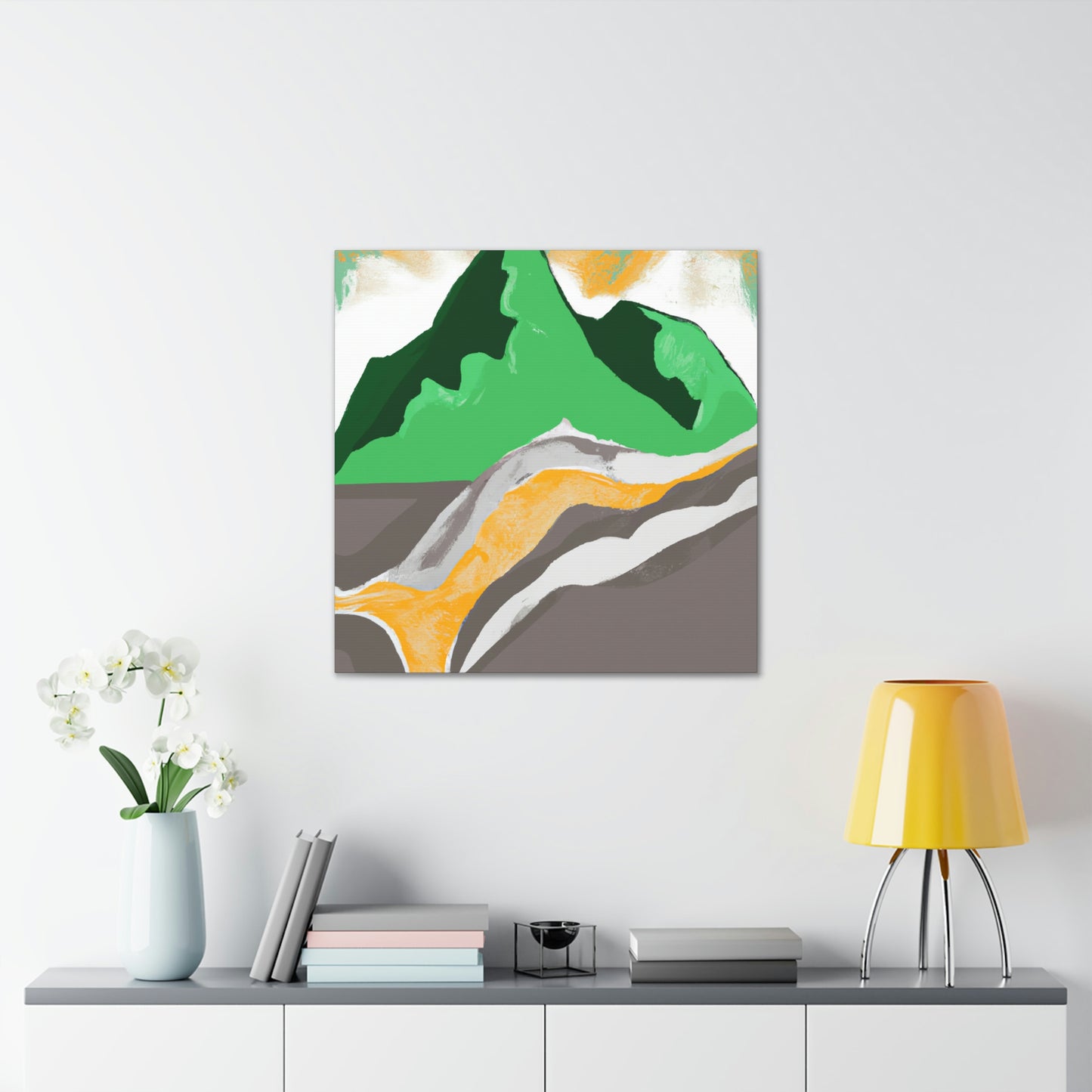 Mountain Majesty Ablaze - Canvas