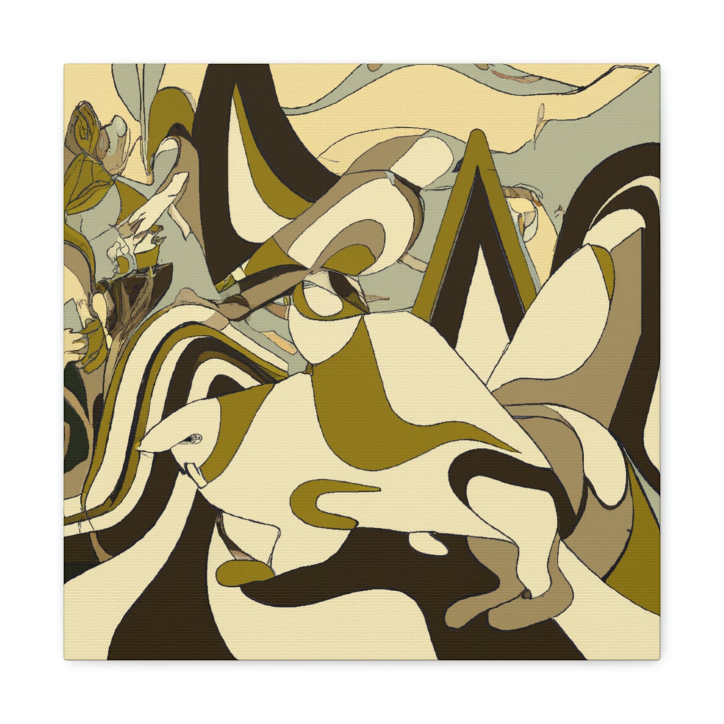 Chipmunk in Deco Style - Canvas