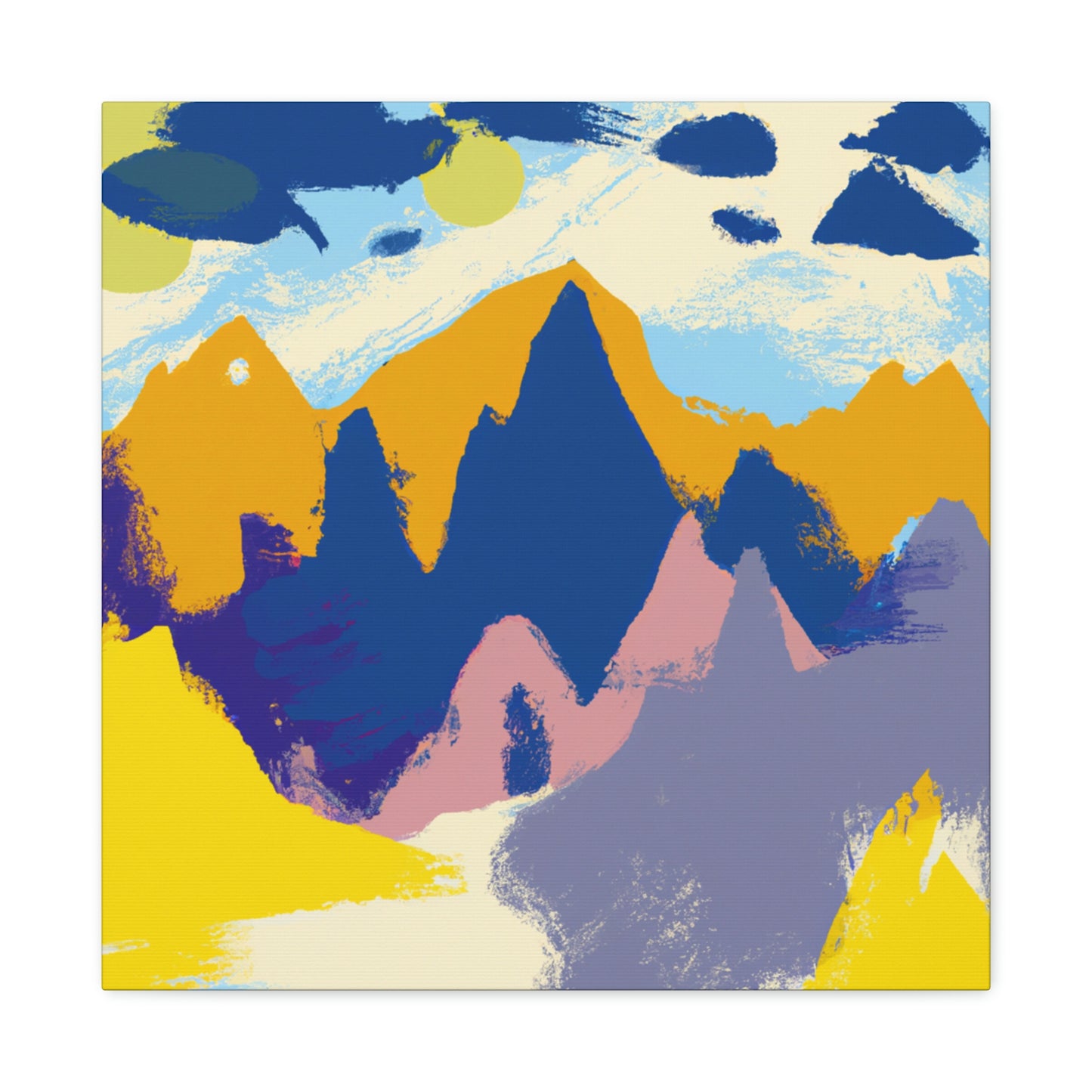 Majestic Mountain Vistas - Canvas