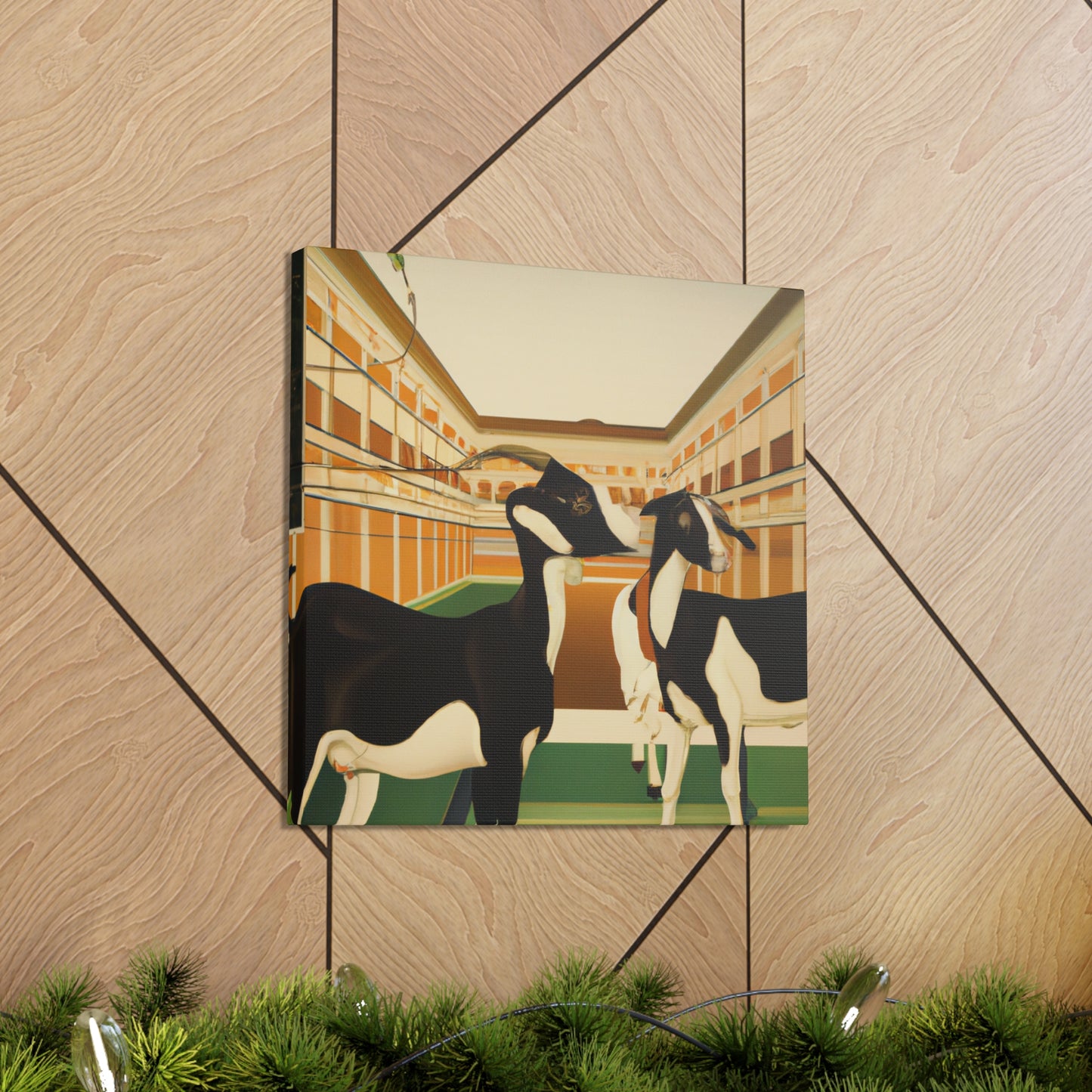 "Goat's Jazz Dance" - Canvas