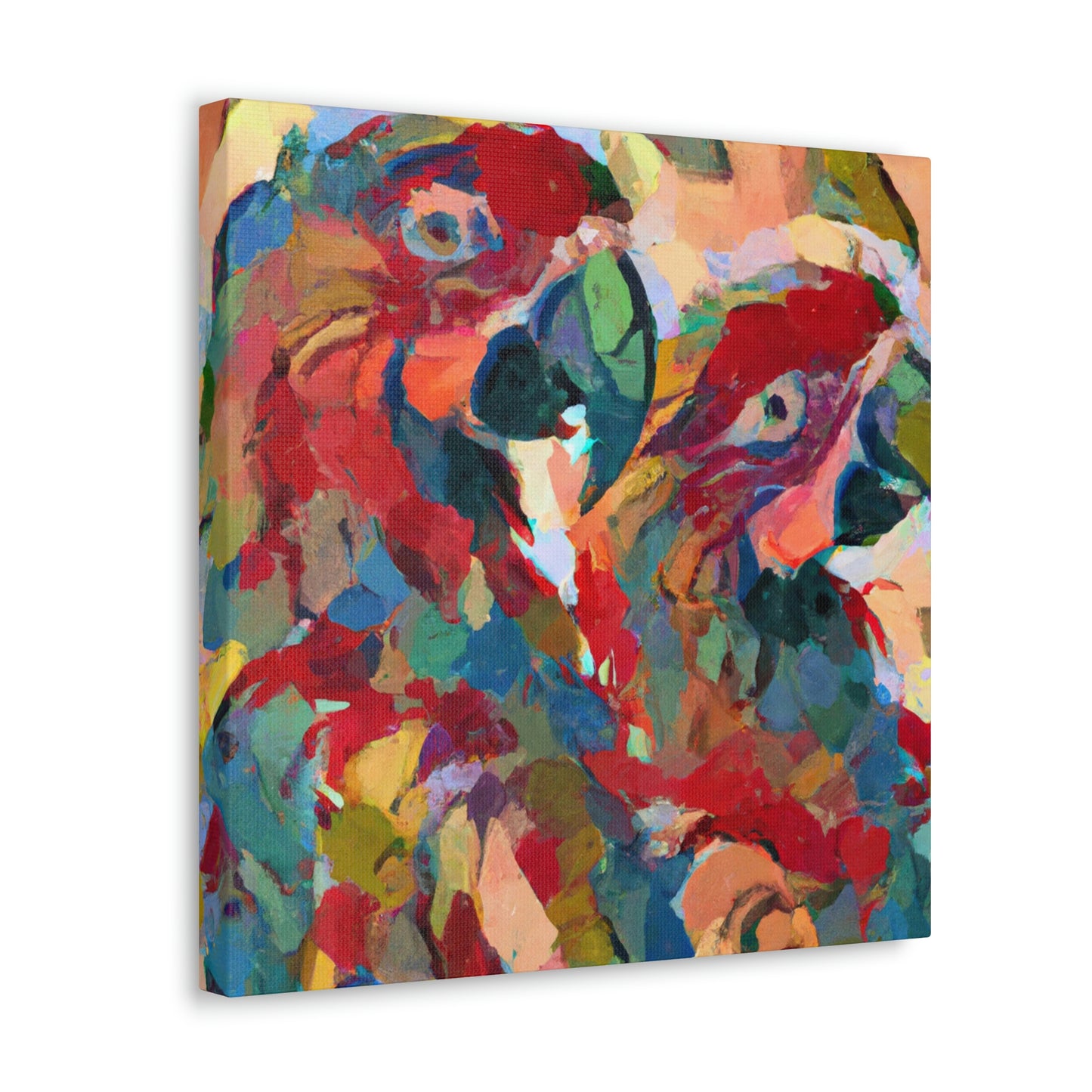 "Pionus Celestial Canvas" - Canvas