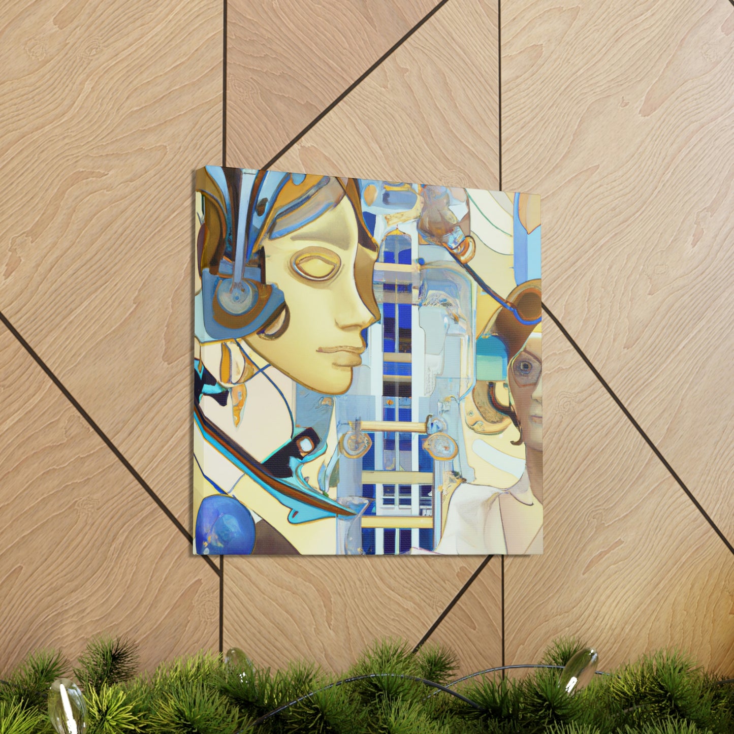 A.I. in Art Nouveau - Canvas