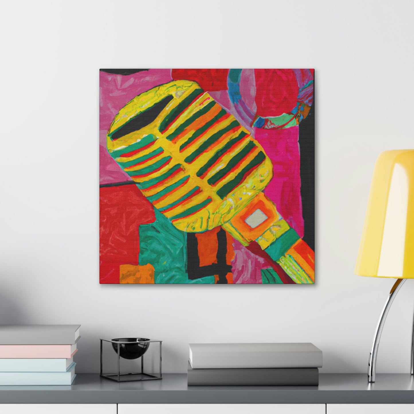 "Voice of the Microphone" - Canvas