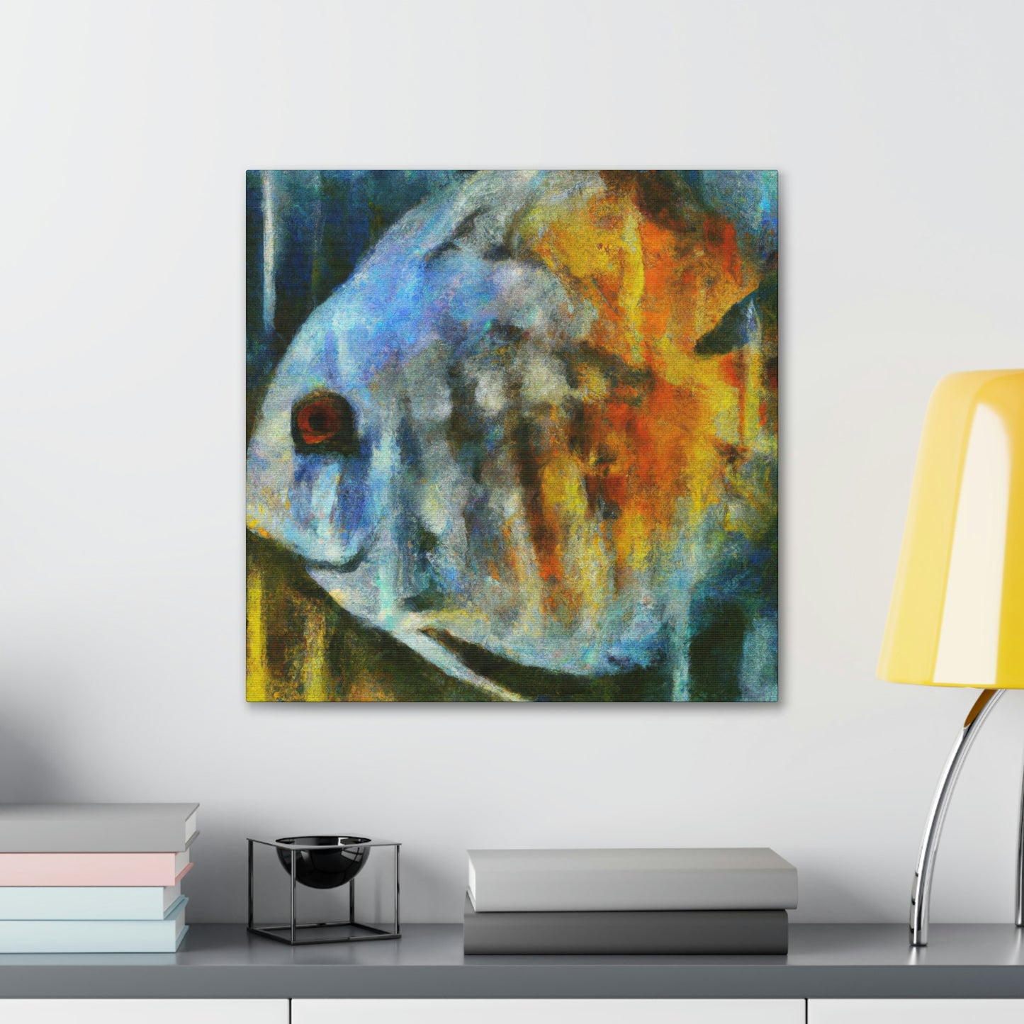 Discus Through Expressionism - Canvas