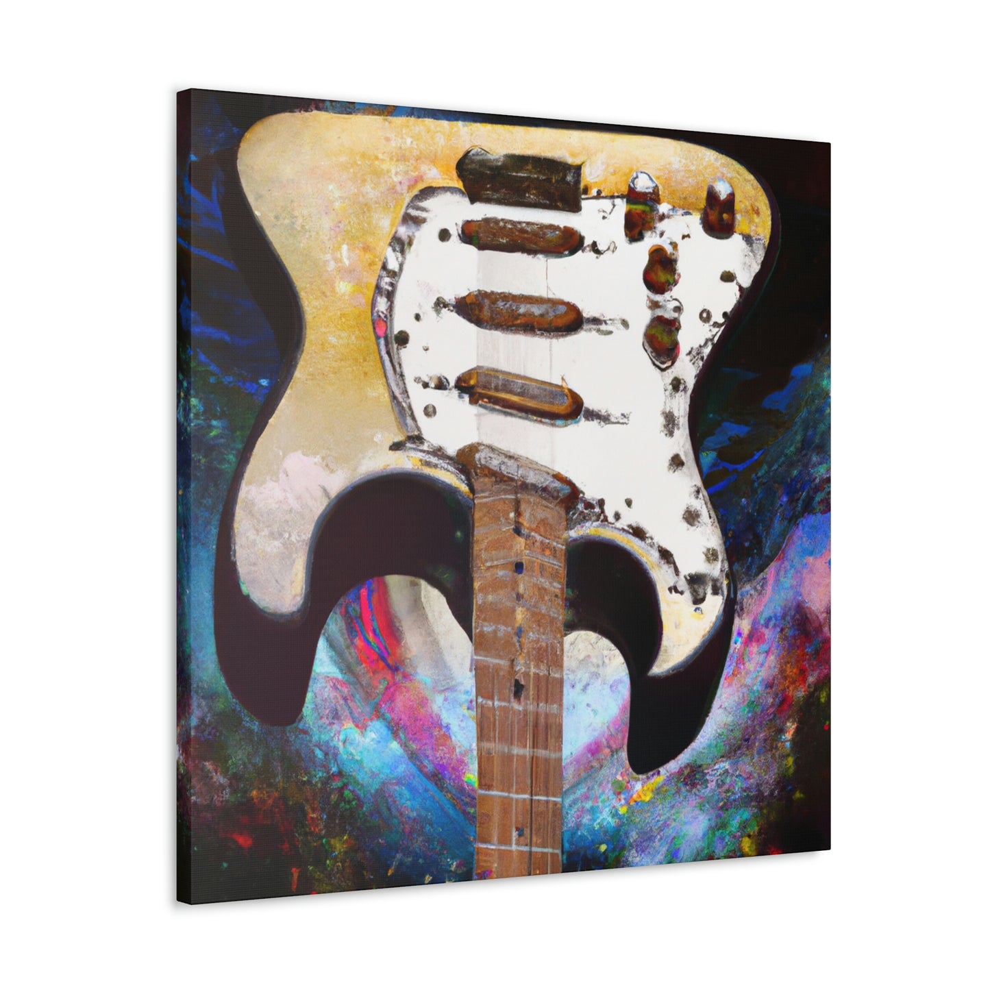 "Electric Fender Dreamscape" - Canvas