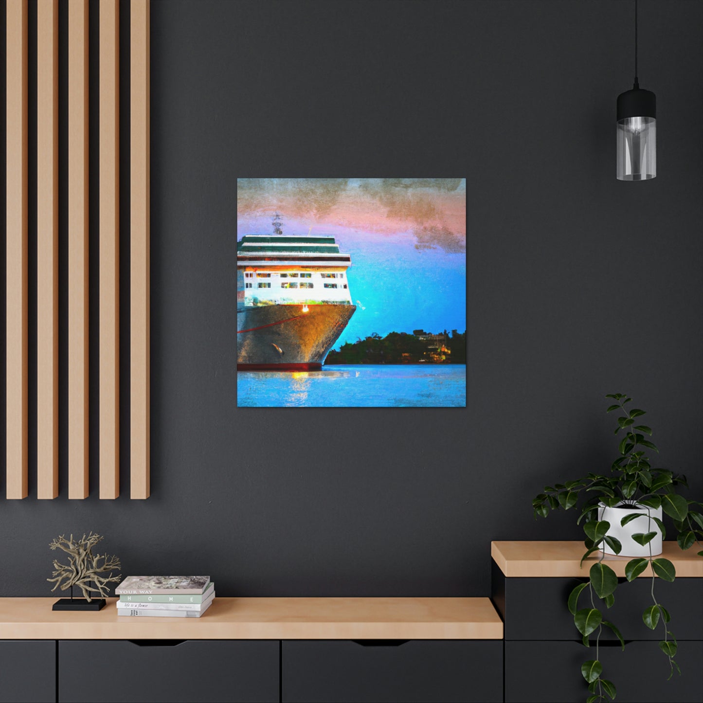 "Cruise Ship Symphony Scene" - Canvas