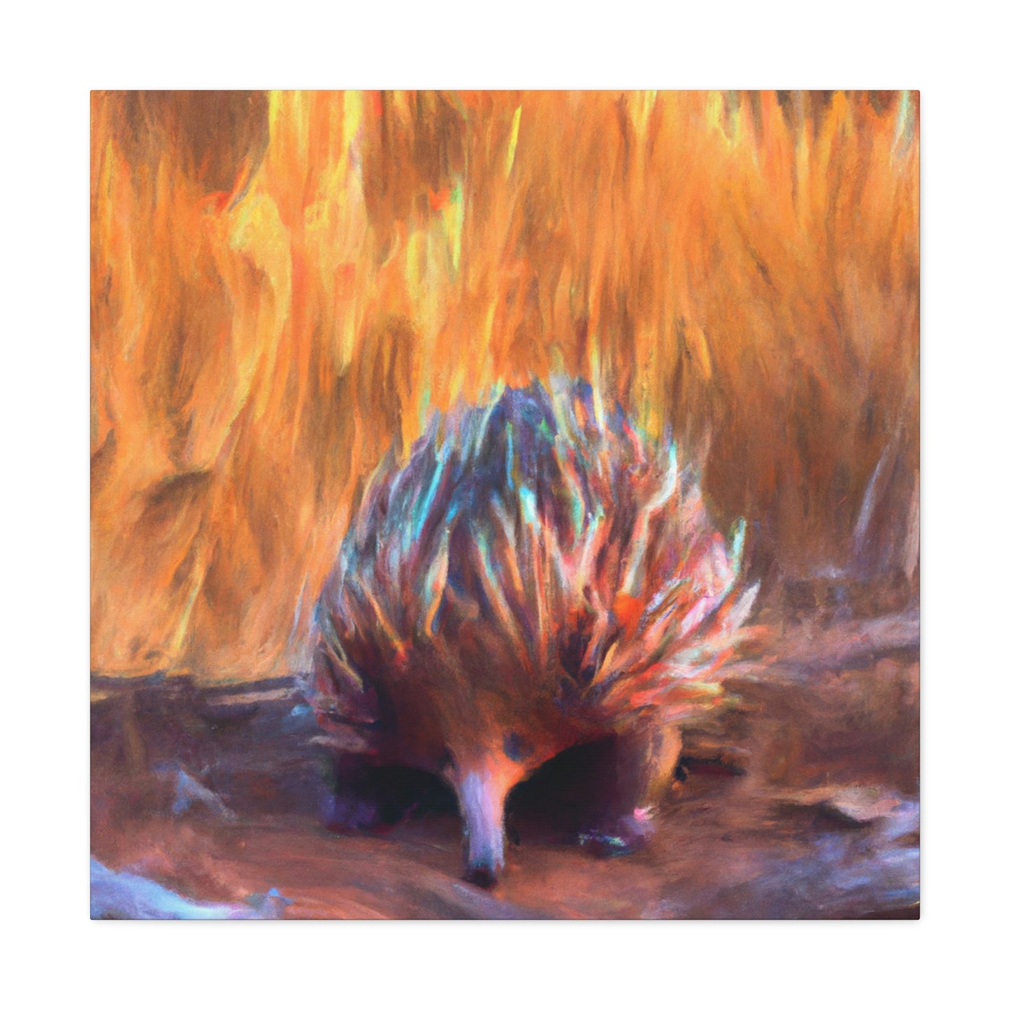 "Echidna's Hidden Beauty" - Canvas