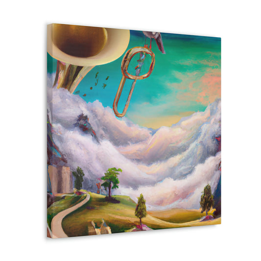 "Trombone in Dreamscape" - Canvas