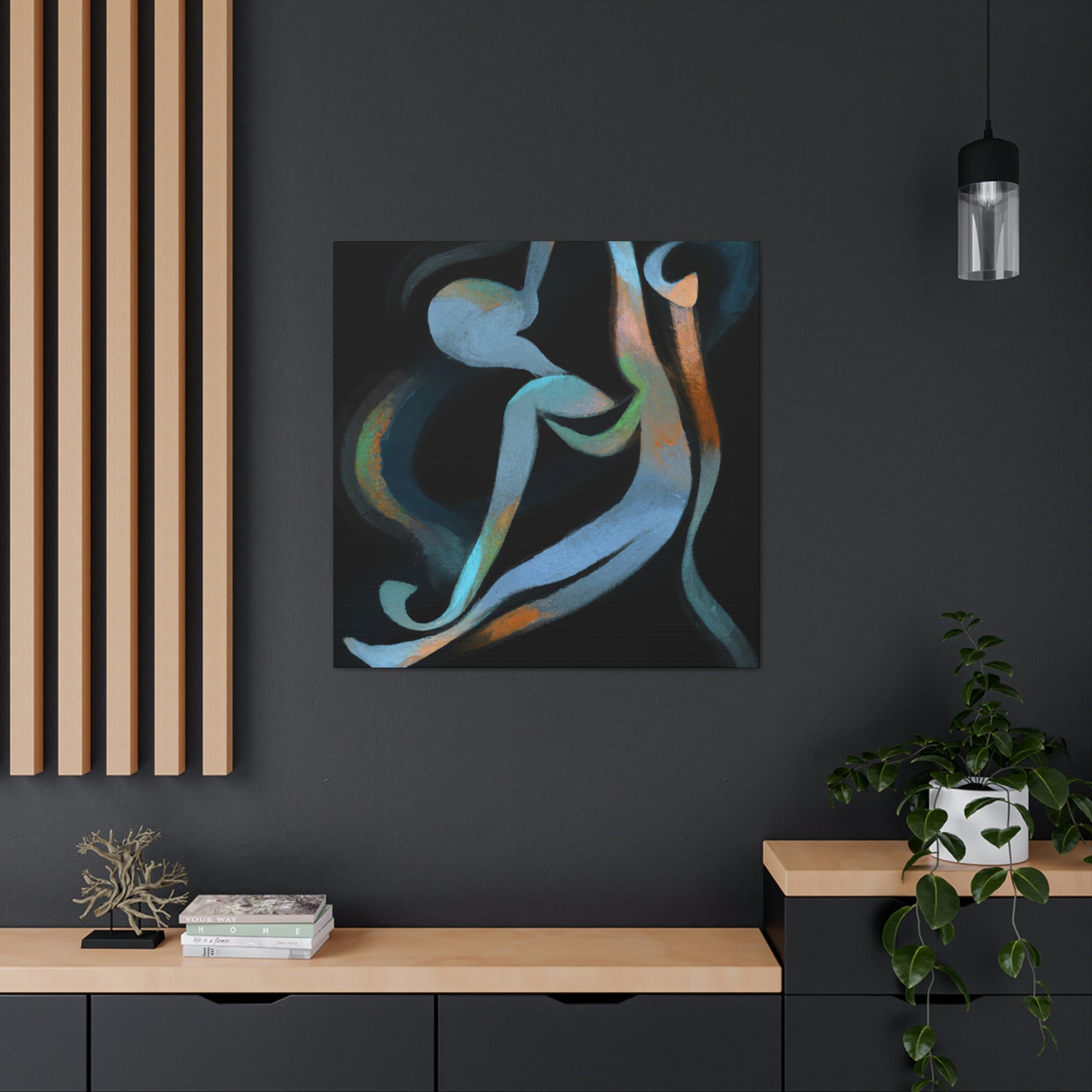 Yoga in Reflection - Canvas