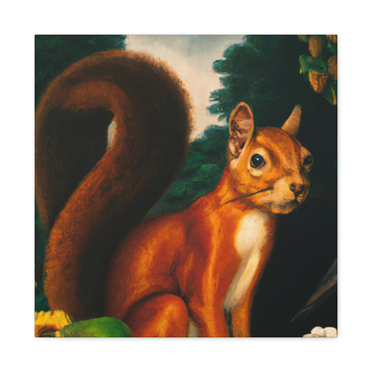 Squirrel in Neoclassicism - Canvas