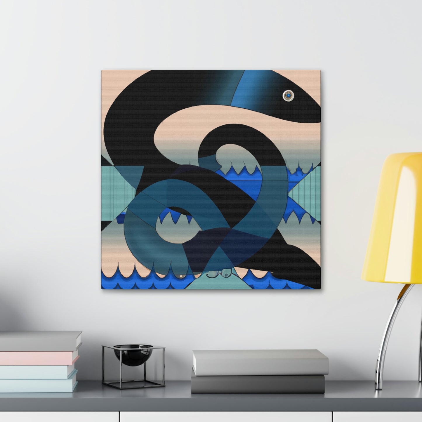 "Electric Eel Entwined" - Canvas