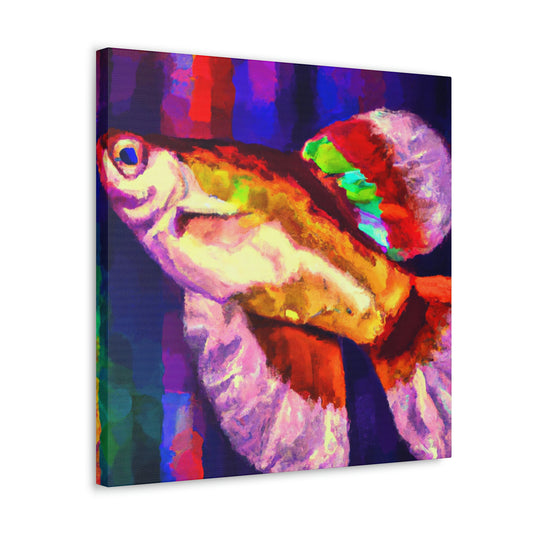 "Killifish in Motion" - Canvas