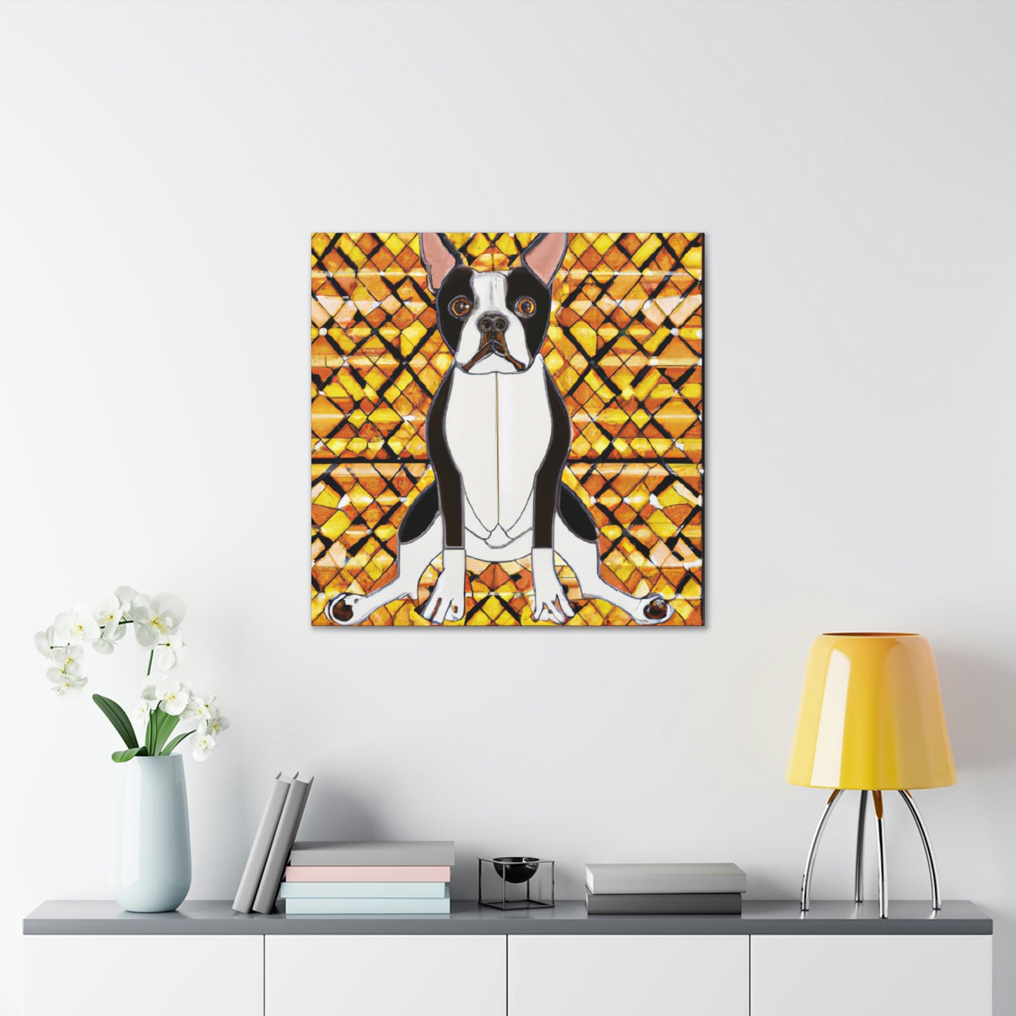 Boston Terrier Bliss - Canvas