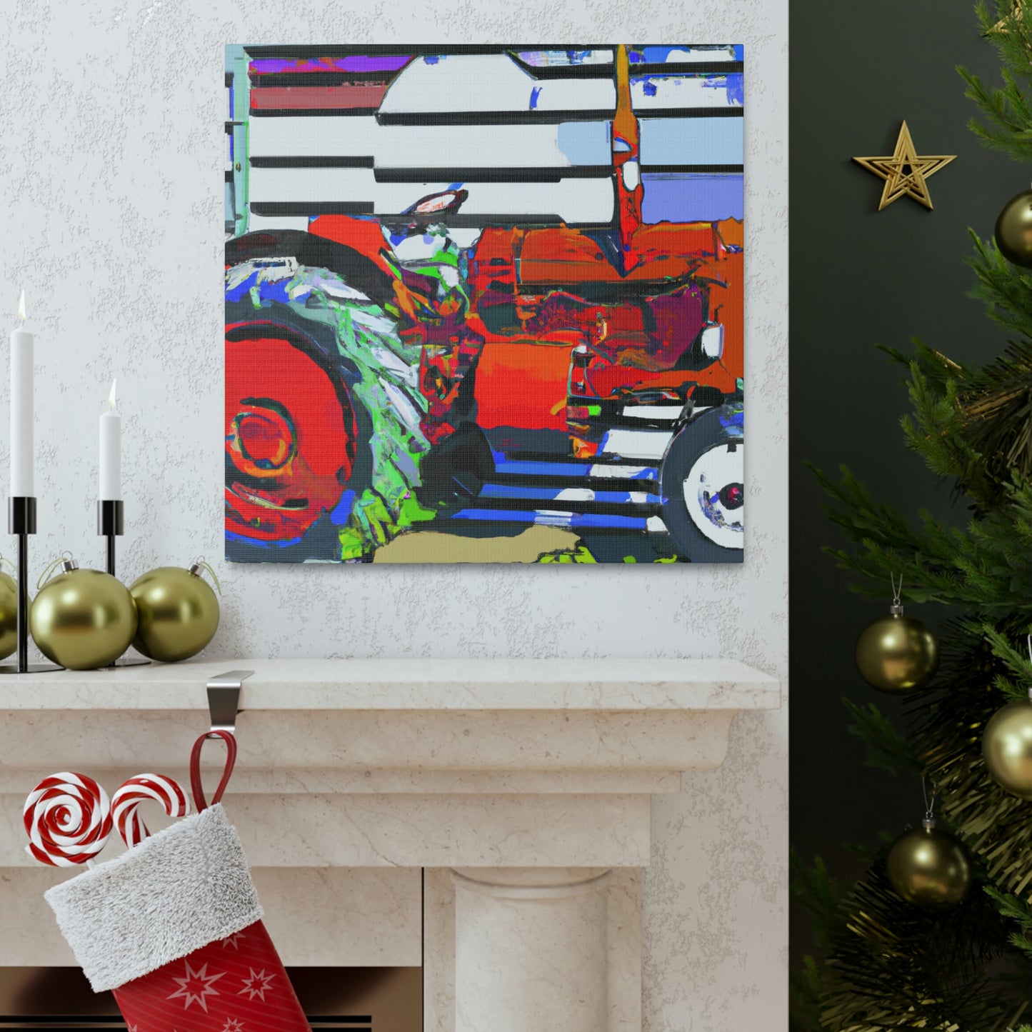 "Tractor of the Fields" - Canvas