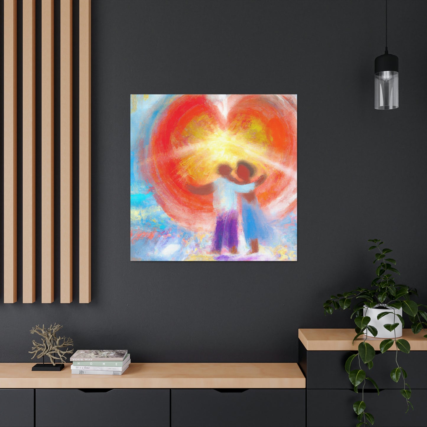 "Love Halo Illuminated" - Canvas