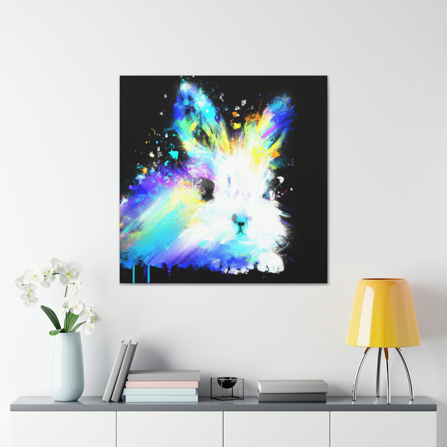 Rabbit in Fluxury - Canvas