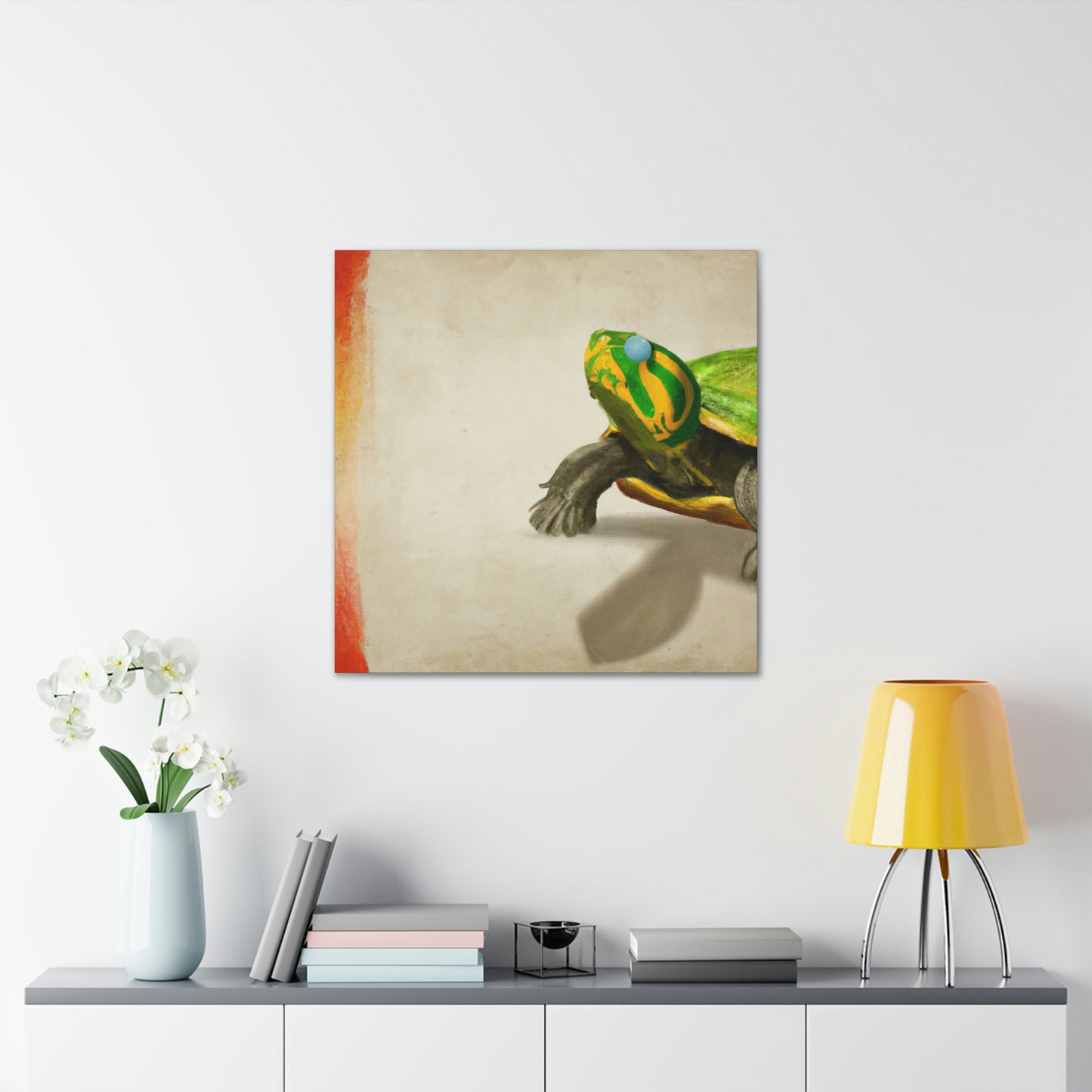 "Turtle in Simplicity" - Canvas