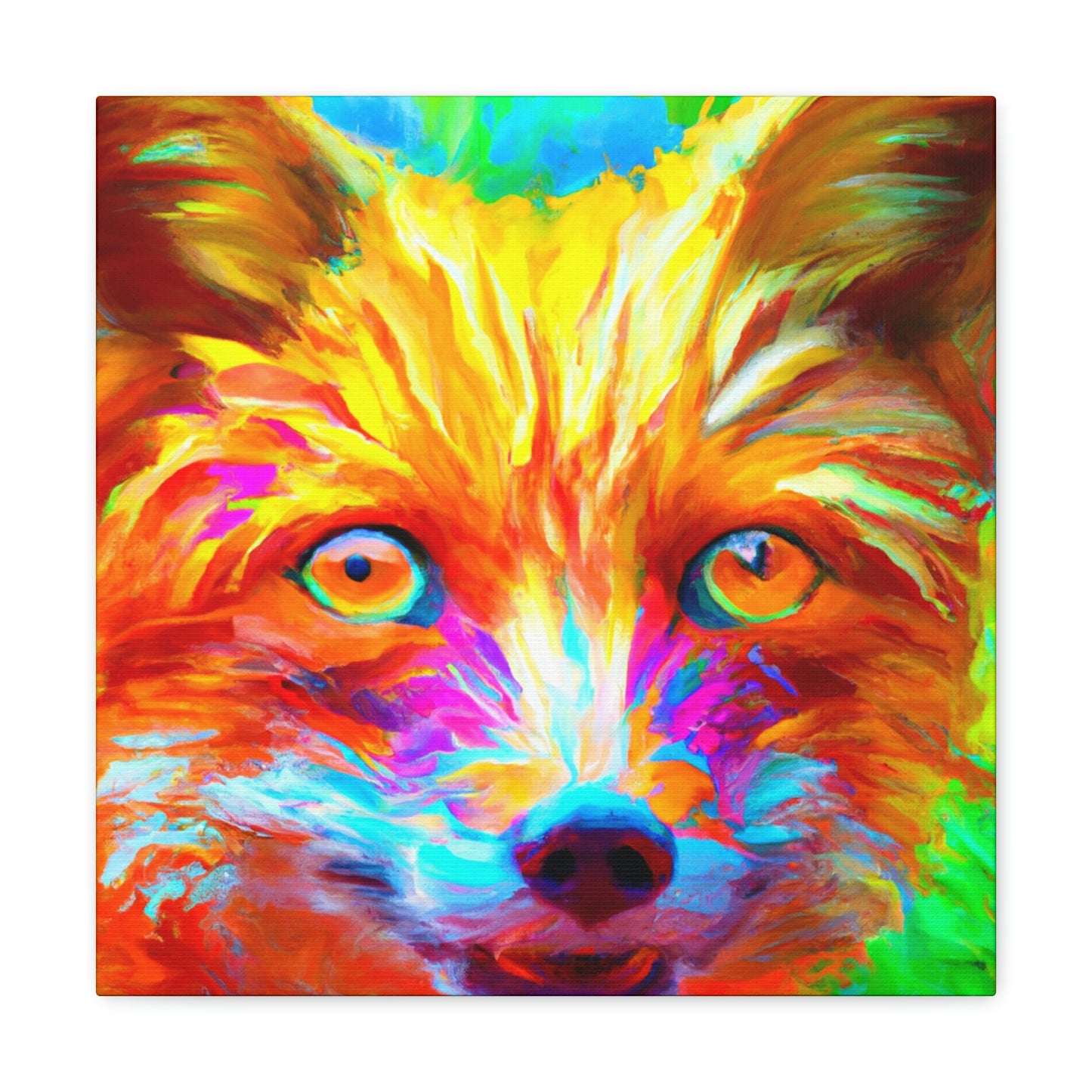 "The Dhole in Color" - Canvas