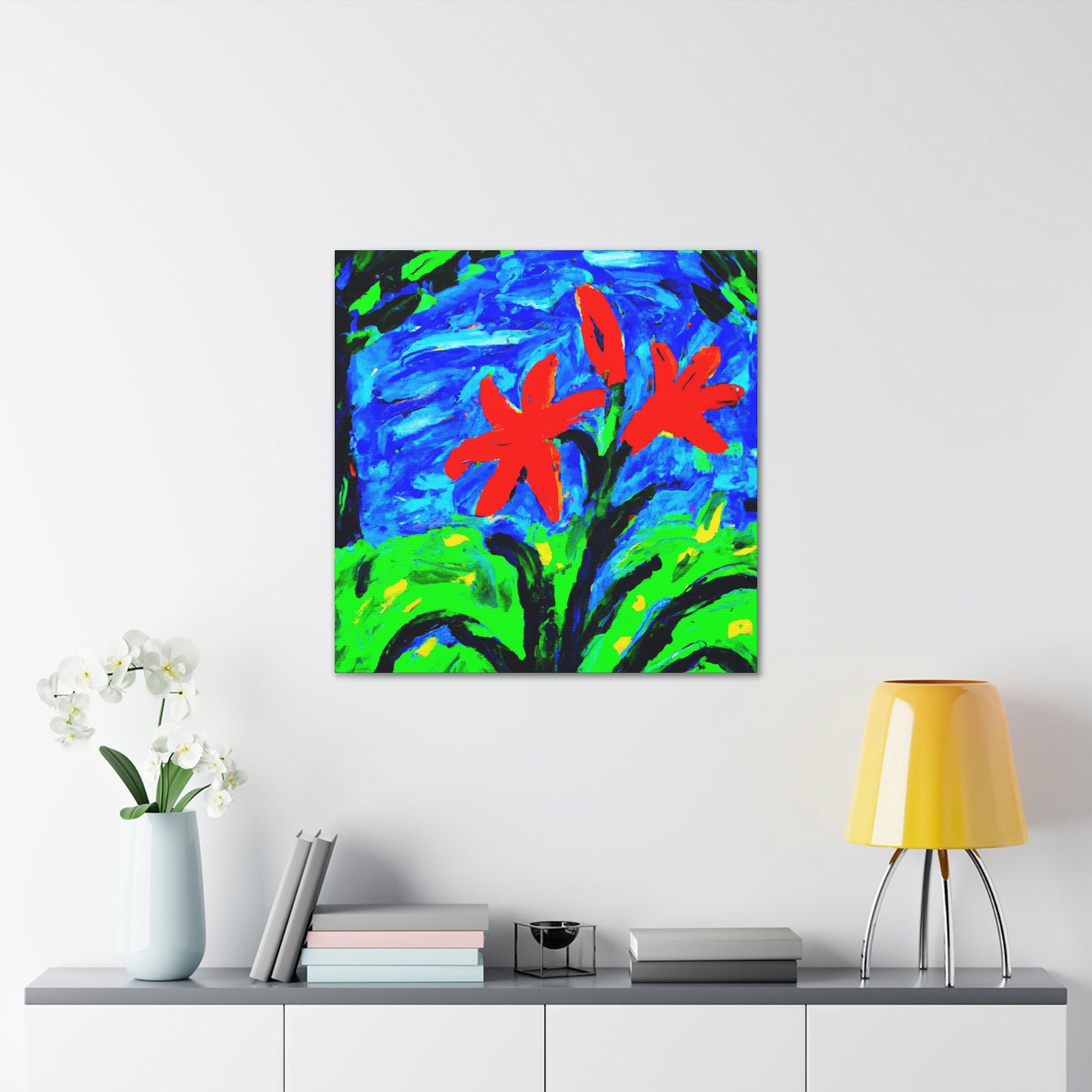 Lily in Expressionism - Canvas