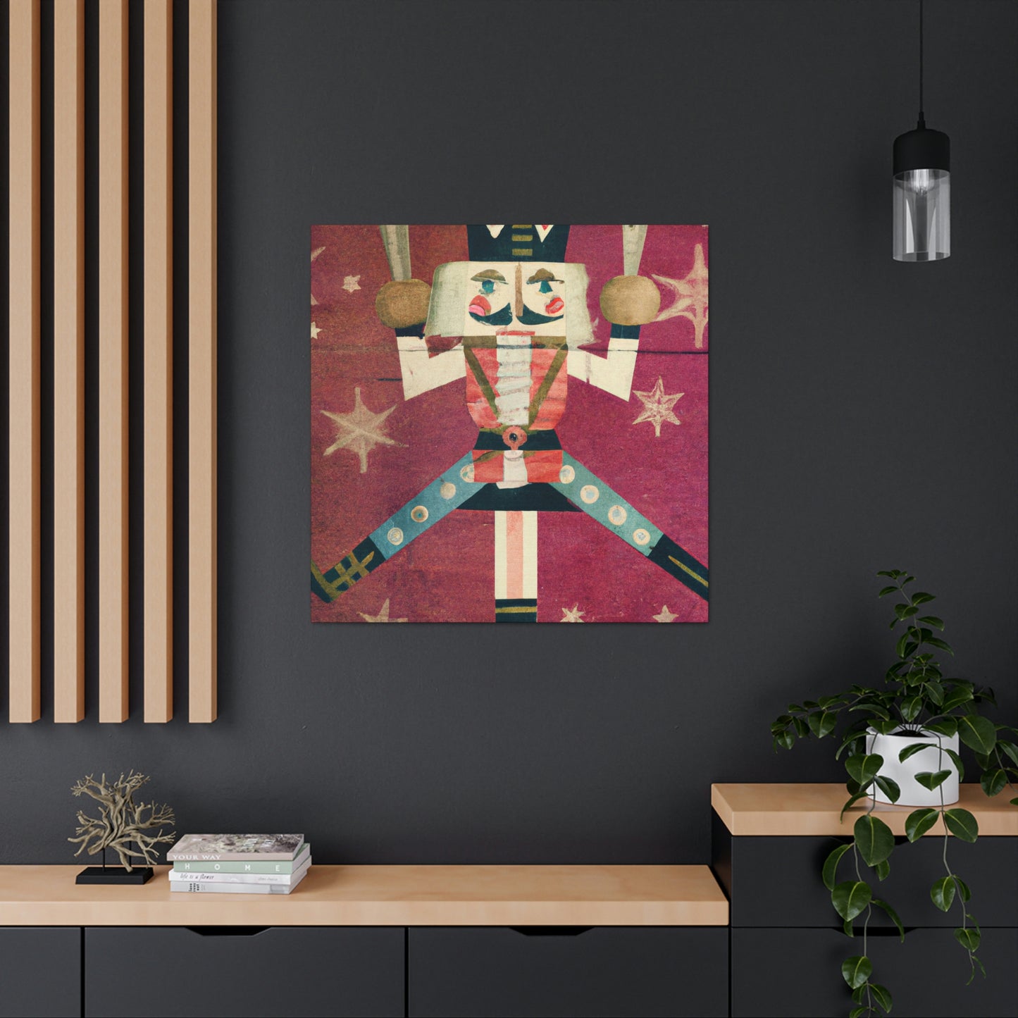 Nutcracker in Glitter - Canvas