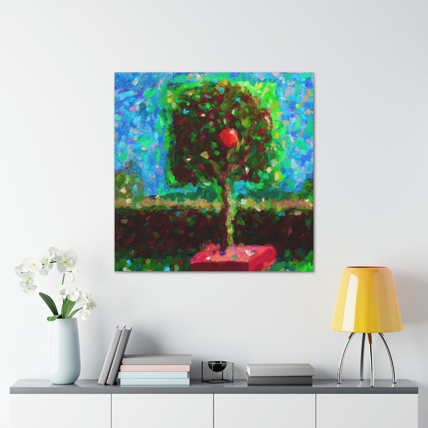 "Apple Tree Harvest Joy" - Canvas