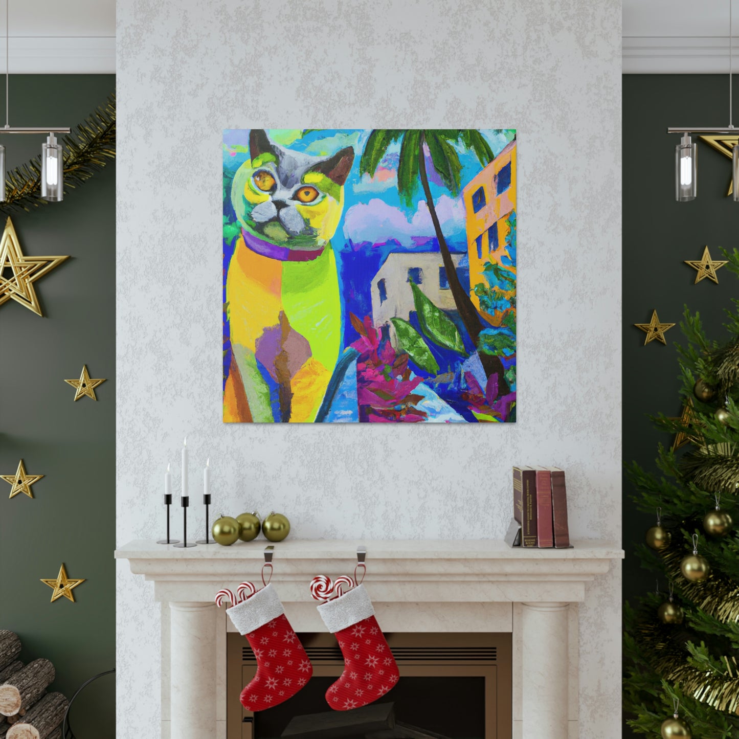 Purrful British Shorthair - Canvas