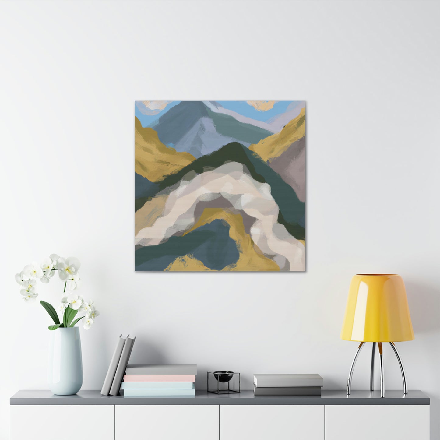 Mountain Majesty Abstract - Canvas