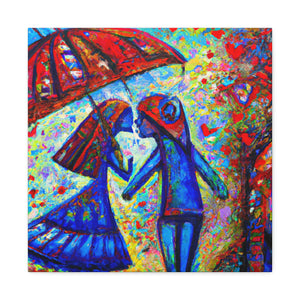 Love Under the Umbrella - Canvas