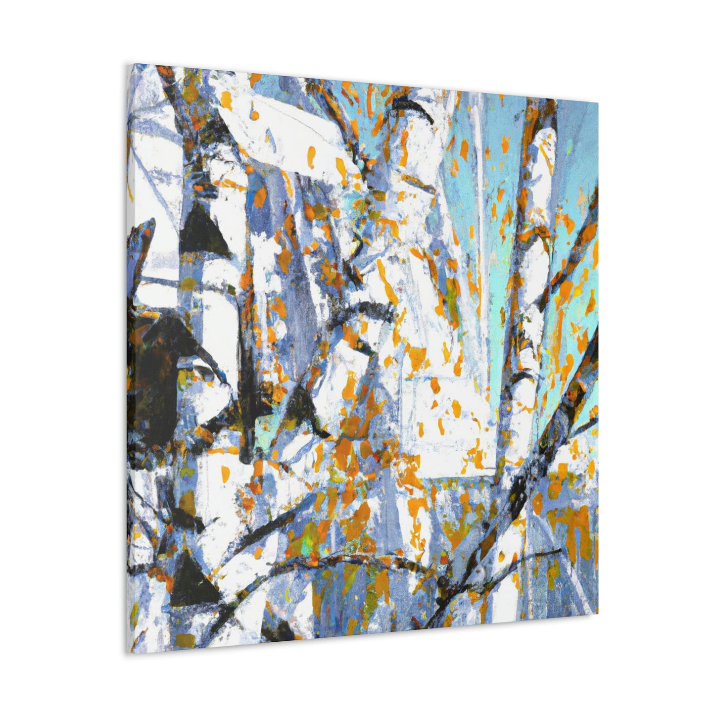 Birch Tree Pop Brilliance - Canvas