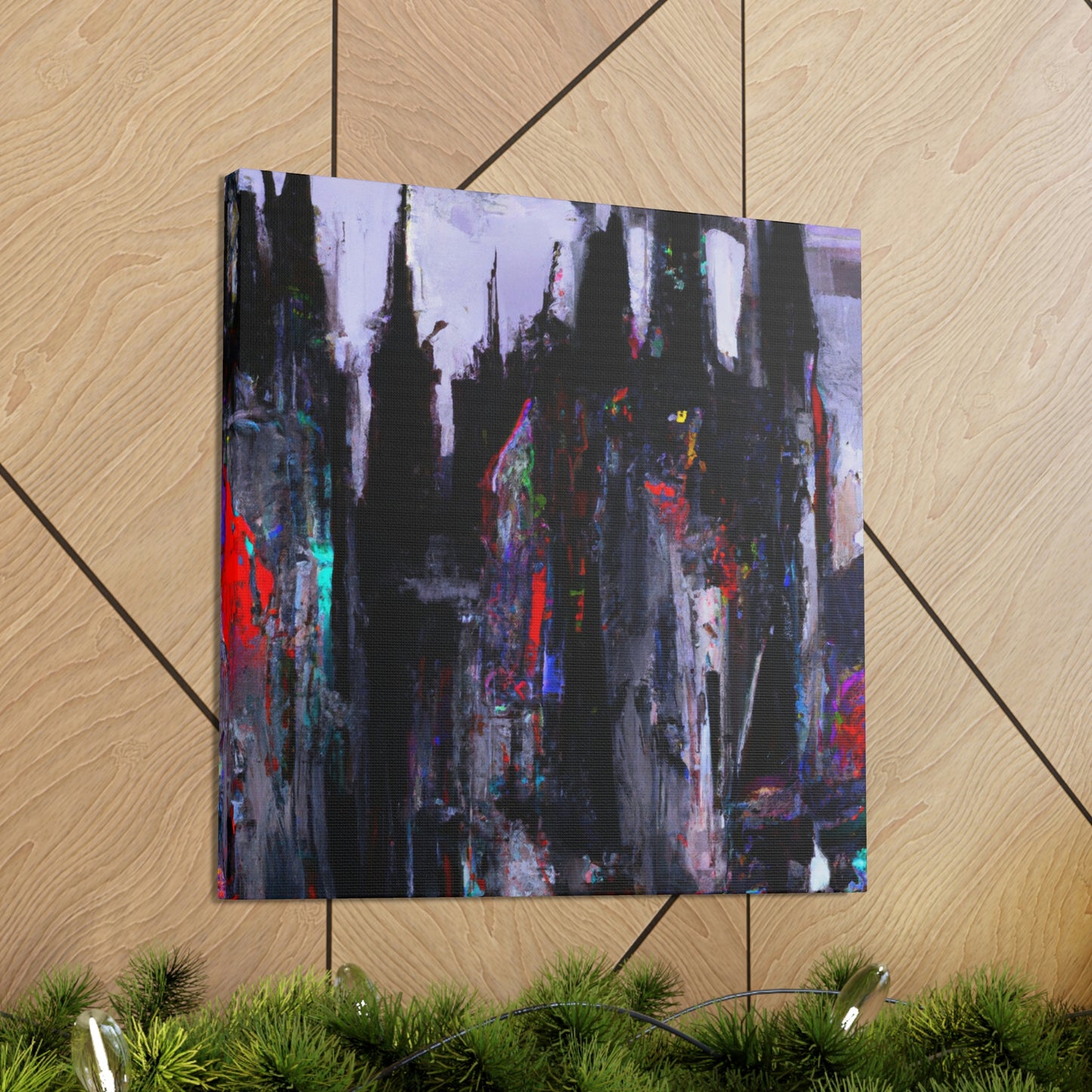 "Gothic Abstract Expressionism" - Canvas