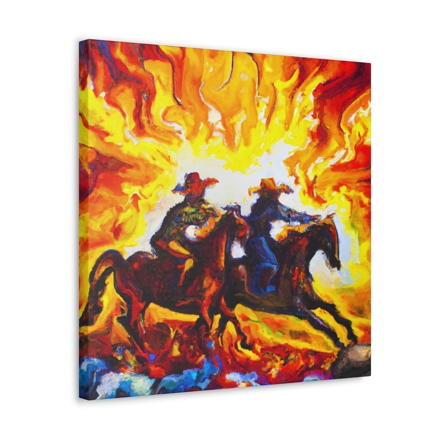 "Cattle Herd Trailblazers" - Canvas