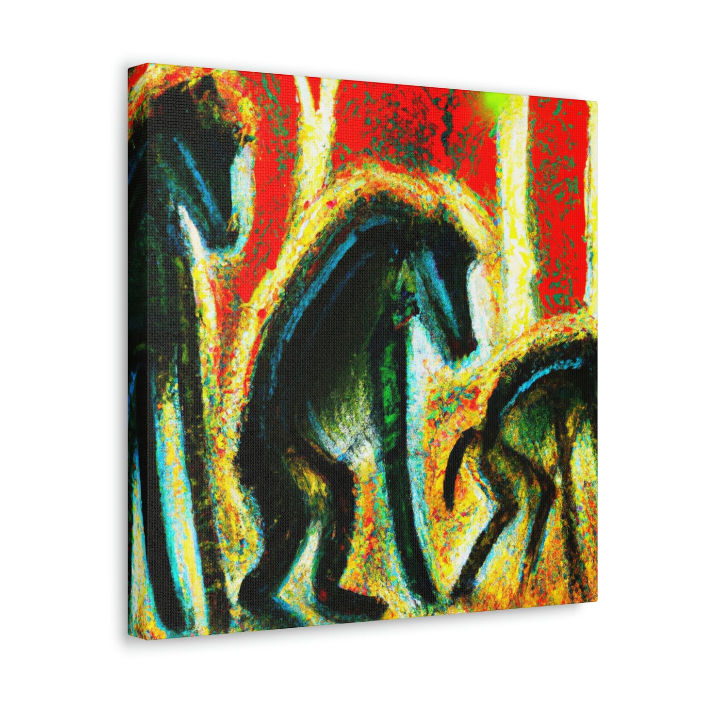 "Baboon In Expressionism" - Canvas