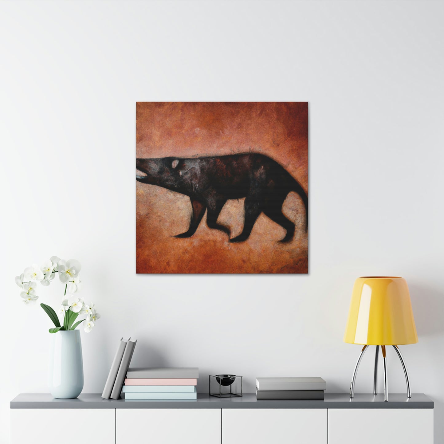 "Tasmanian Devil: Abstract" - Canvas